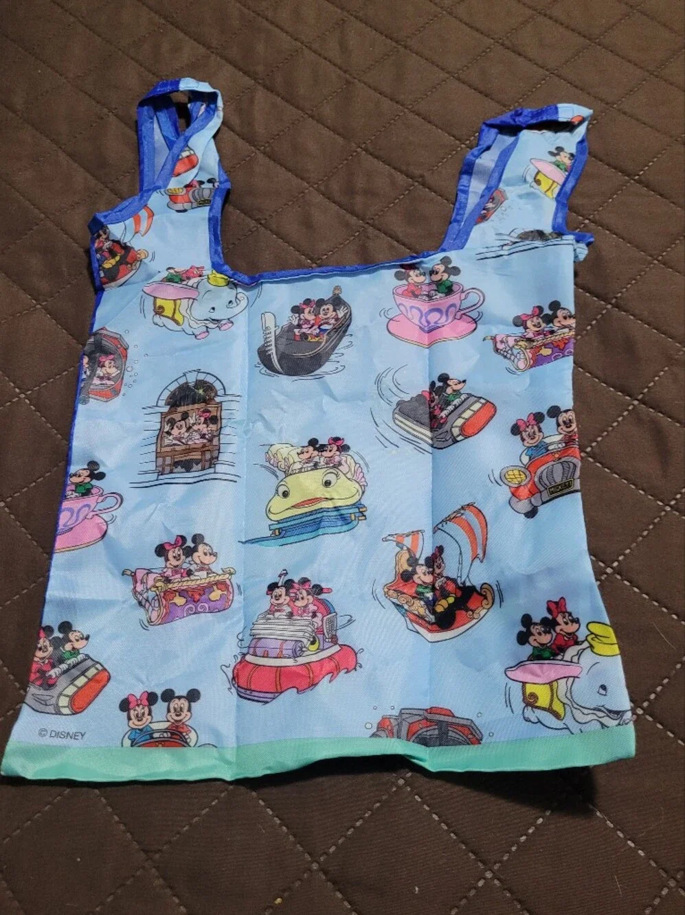NWT  Tokyo Disney Resort Exclusive Retro Attraction Capsule Toy Eco Bag Set of 3